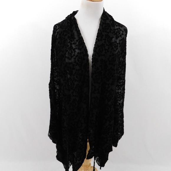 Coco De Mer Black Sheer Coverup - Picture 2 of 8